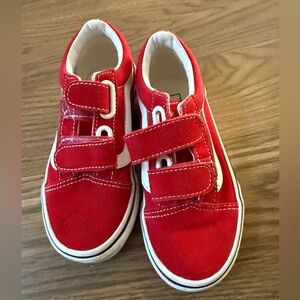 Kids red vans